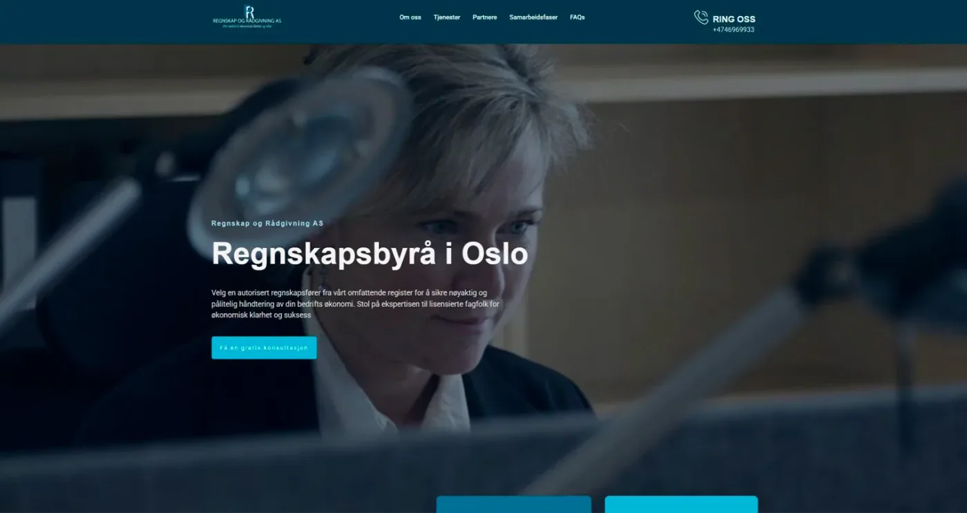 Regnskap og Rådgivning prosjekt fra Digital Group