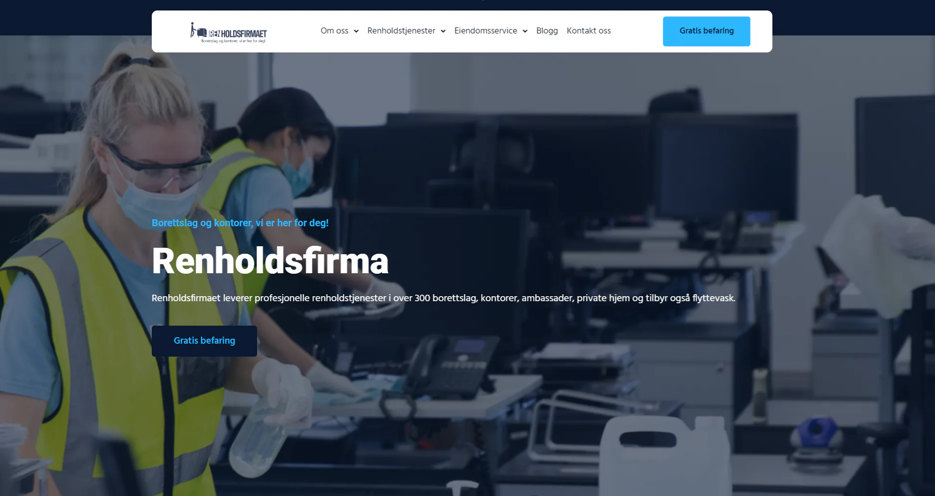 Создание SEO-оптимизированного сайта для клининговой компании в Норвегии