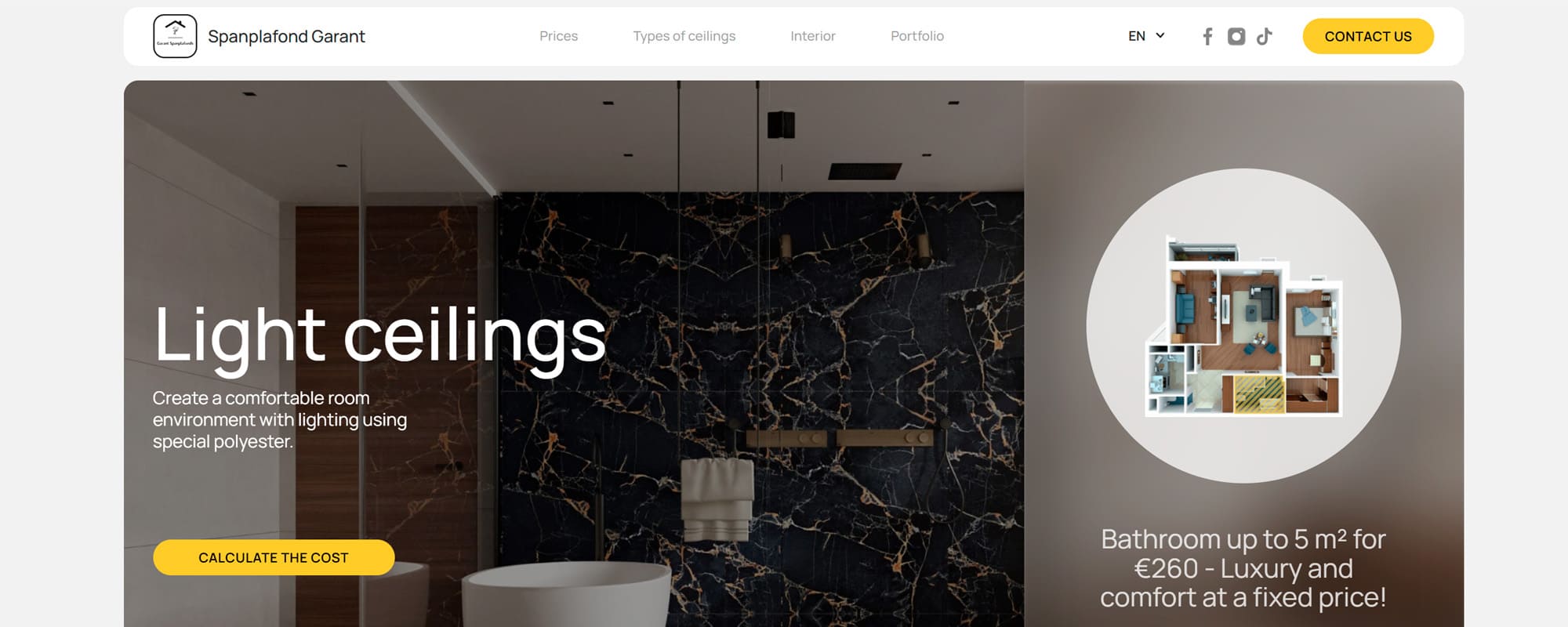 Selskap som spesialiserer seg på montering av strekktak